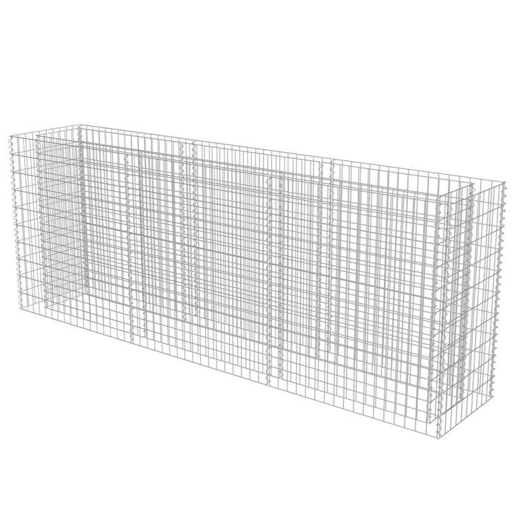 Vidaxl Gabion -Pflanzer erhöhte 270x50x100 cm verzinkter Stahl