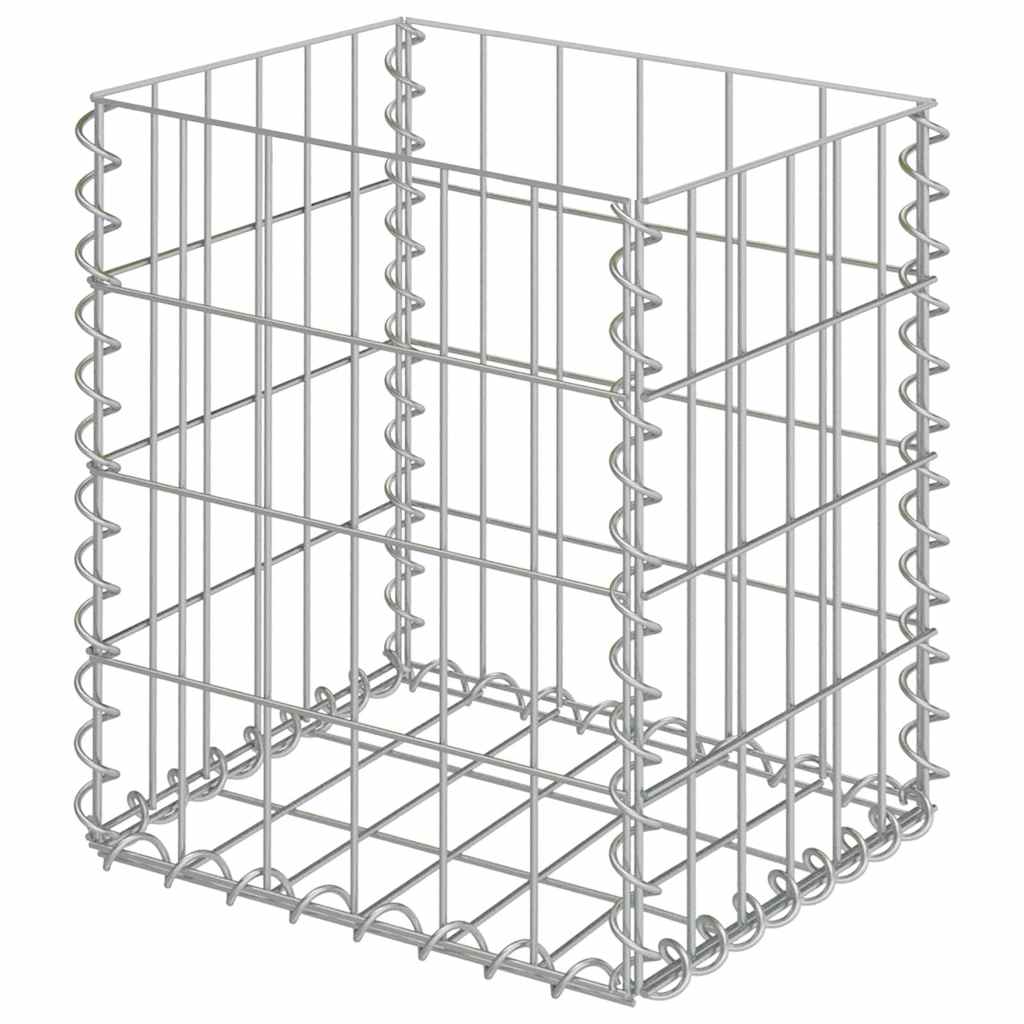 Vidaxx Gabionen 2 Stück 30x30x40 cm verzinkter Stahl