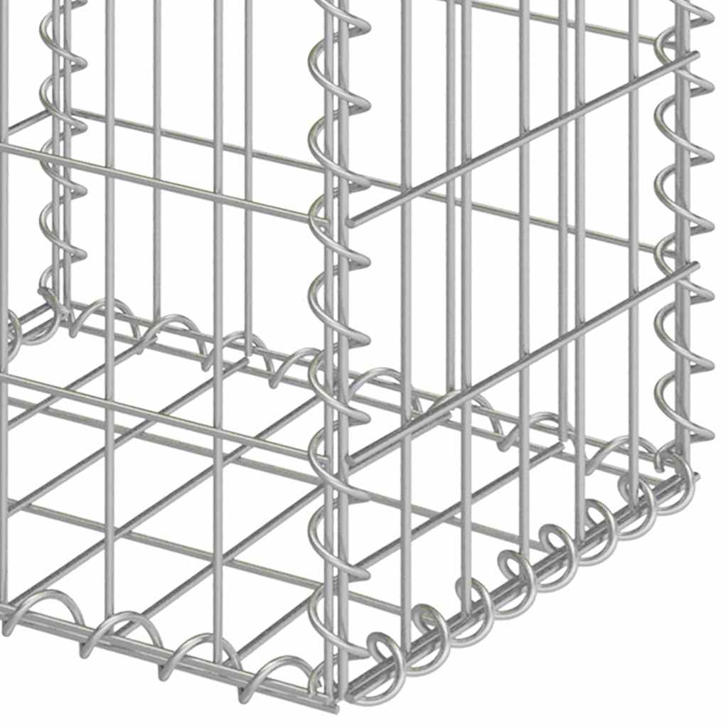 Vidaxx Gabionen 2 Stück 30x30x40 cm verzinkter Stahl