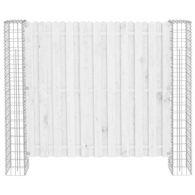 Vidaxl Zaunpfosten 2 Stück Silber 20 x 20 x 190 cm Metall