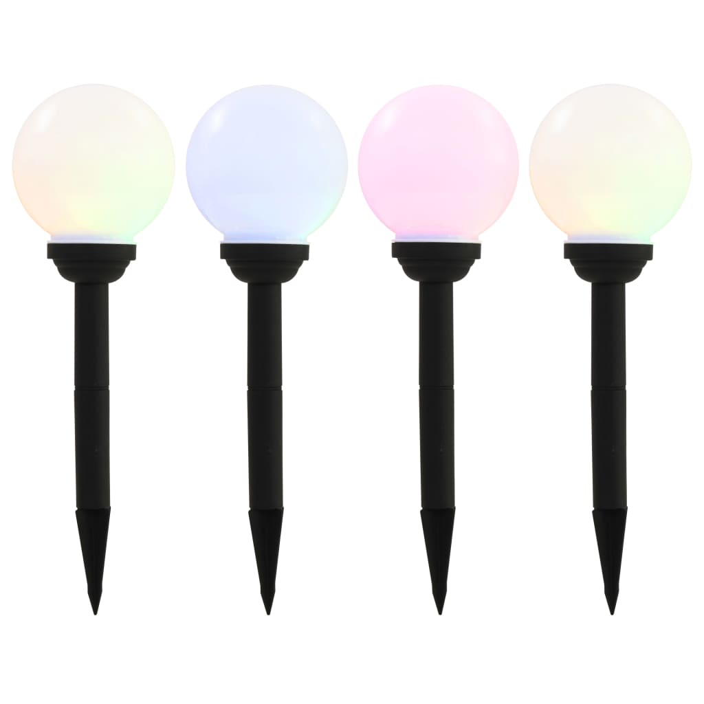 Vidaxl -LED -Solarzlampen um 15 cm RGB 4 STs