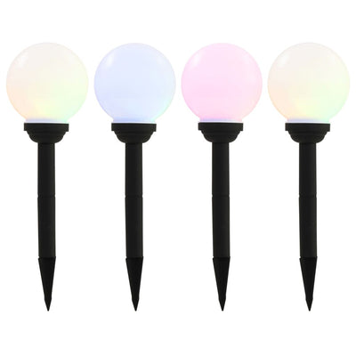 Vidaxl -LED -Solarzlampen um 15 cm RGB 4 STs