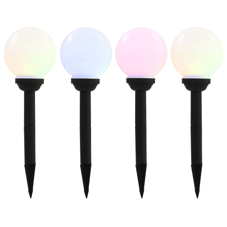Vidaxl -LED -Solarzlampen um 15 cm RGB 4 STs