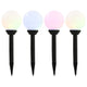Vidaxl -LED -Solarzlampen um 15 cm RGB 4 STs