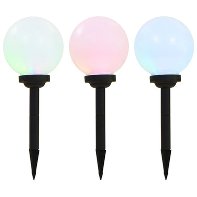Vidaxl -LED -Solarzlampen um 20 cm RGB 3 STs