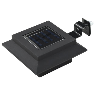 Vidaxl LED Solarlampen Quadrat 12 cm schwarz 6 Sts