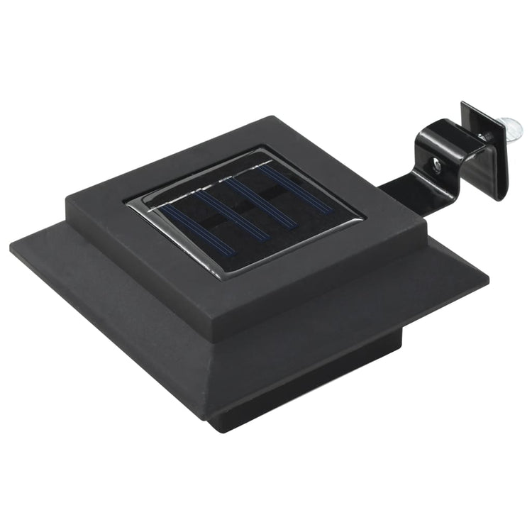 Vidaxl LED Solarlampen Quadrat 12 cm schwarz 6 Sts