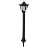 Vidaxl -LED -Solarlampen schwarze 3 PCs - afbeelding 2