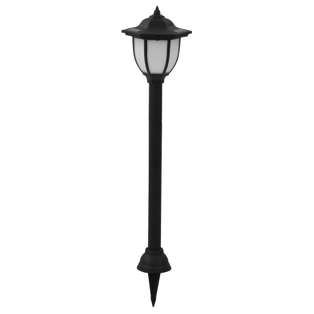 Vidaxl -LED -Solarlampen schwarze 3 PCs