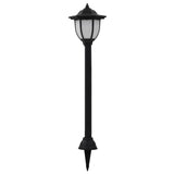 Vidaxl -LED -Solarlampen schwarze 3 PCs - afbeelding 3