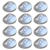 Vidaxl LED -Wandlampen Solar um Silber 12 PCs