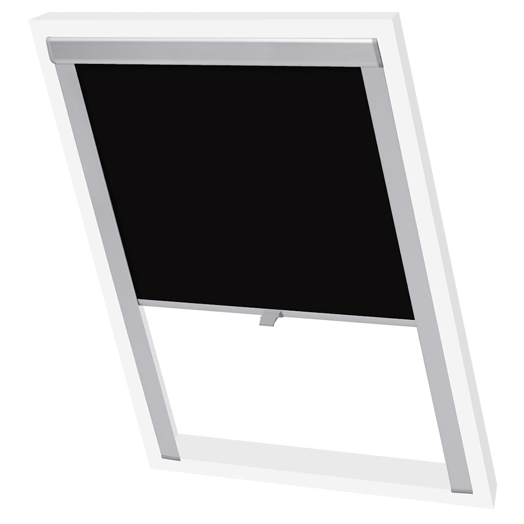 Vidaxl Roller Blind Damming Black FK06