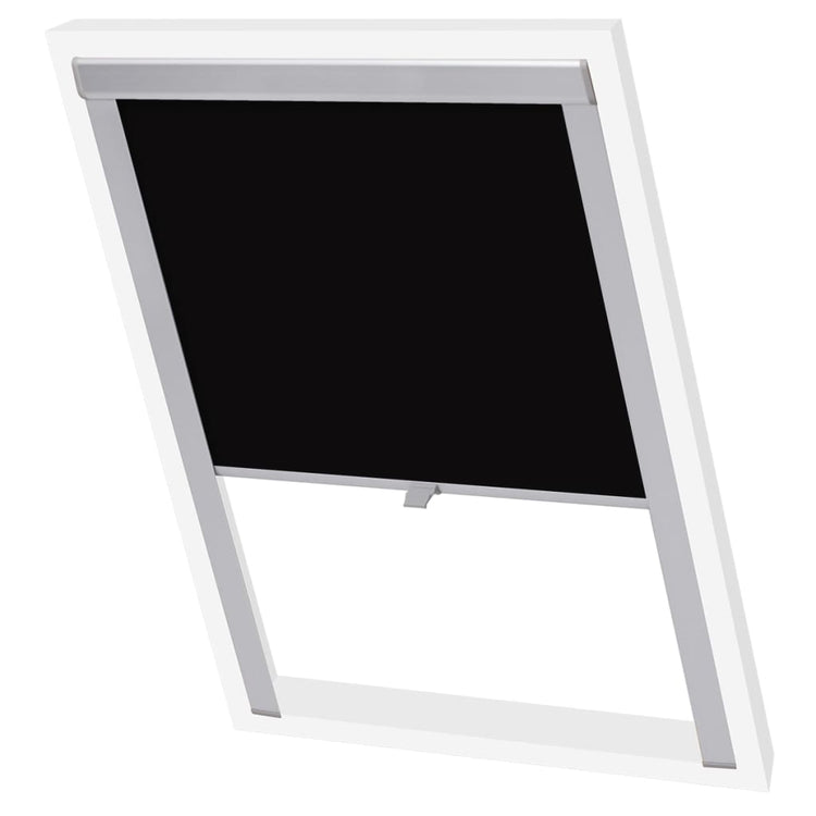Vidaxl Roller Blind Damming Black SK08