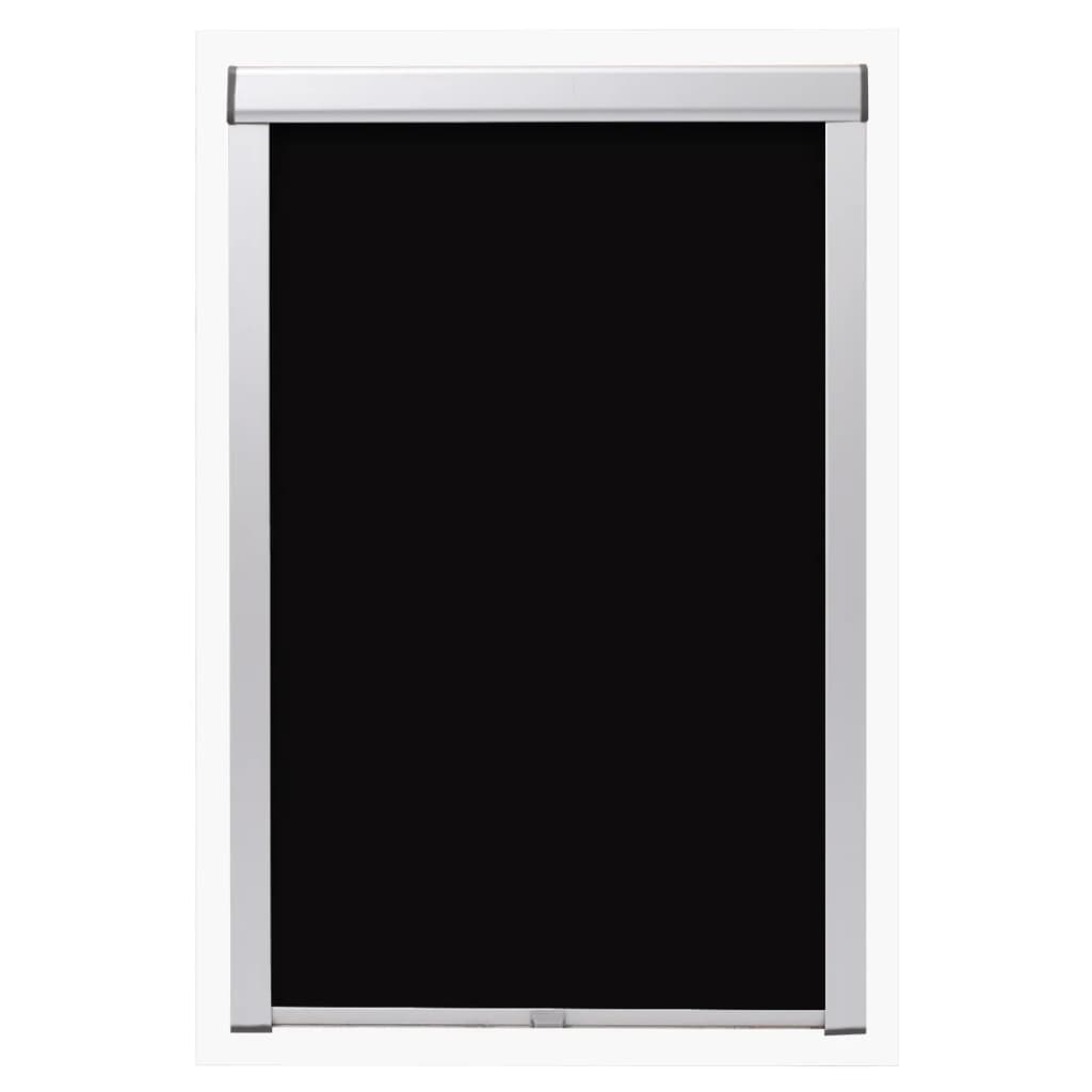 Vidaxl Roller Blind Damming Black SK08