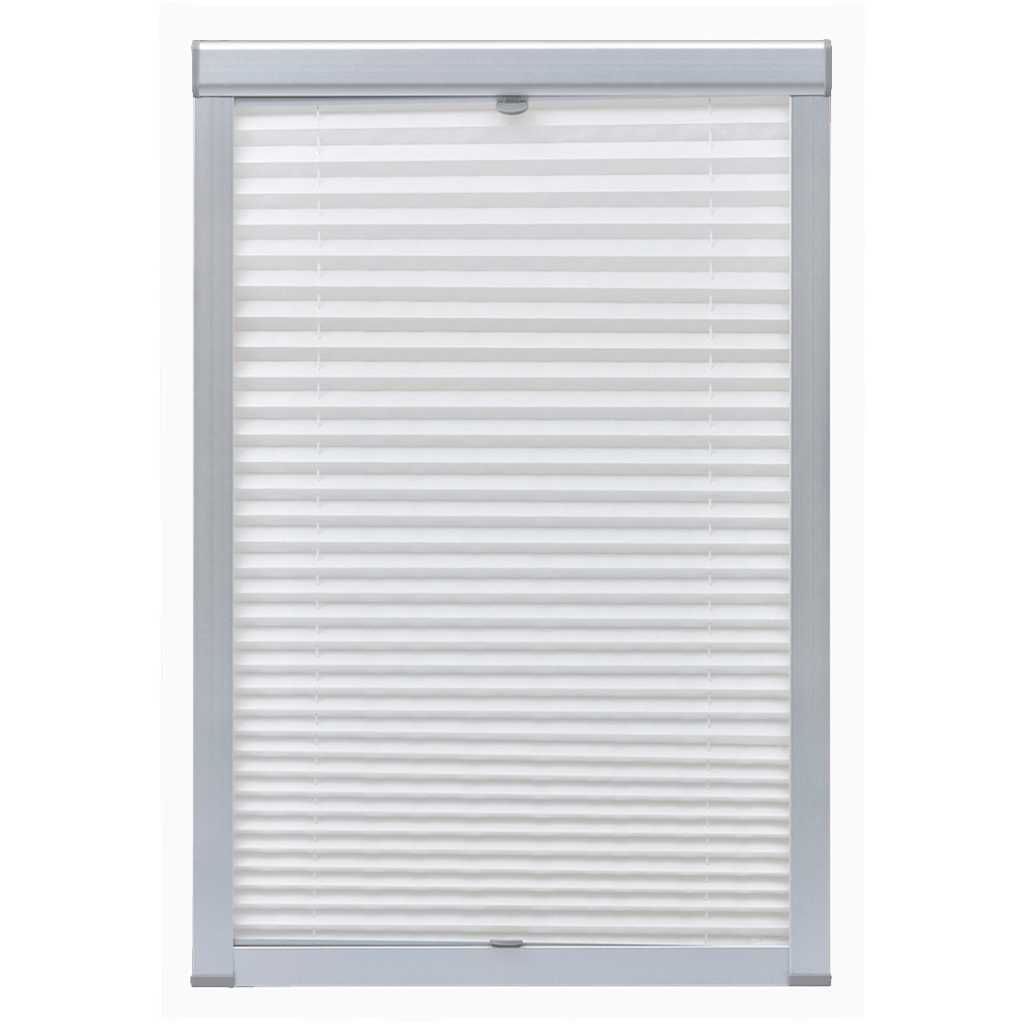 Vidaxl Roller Blind Fleuled White CK02