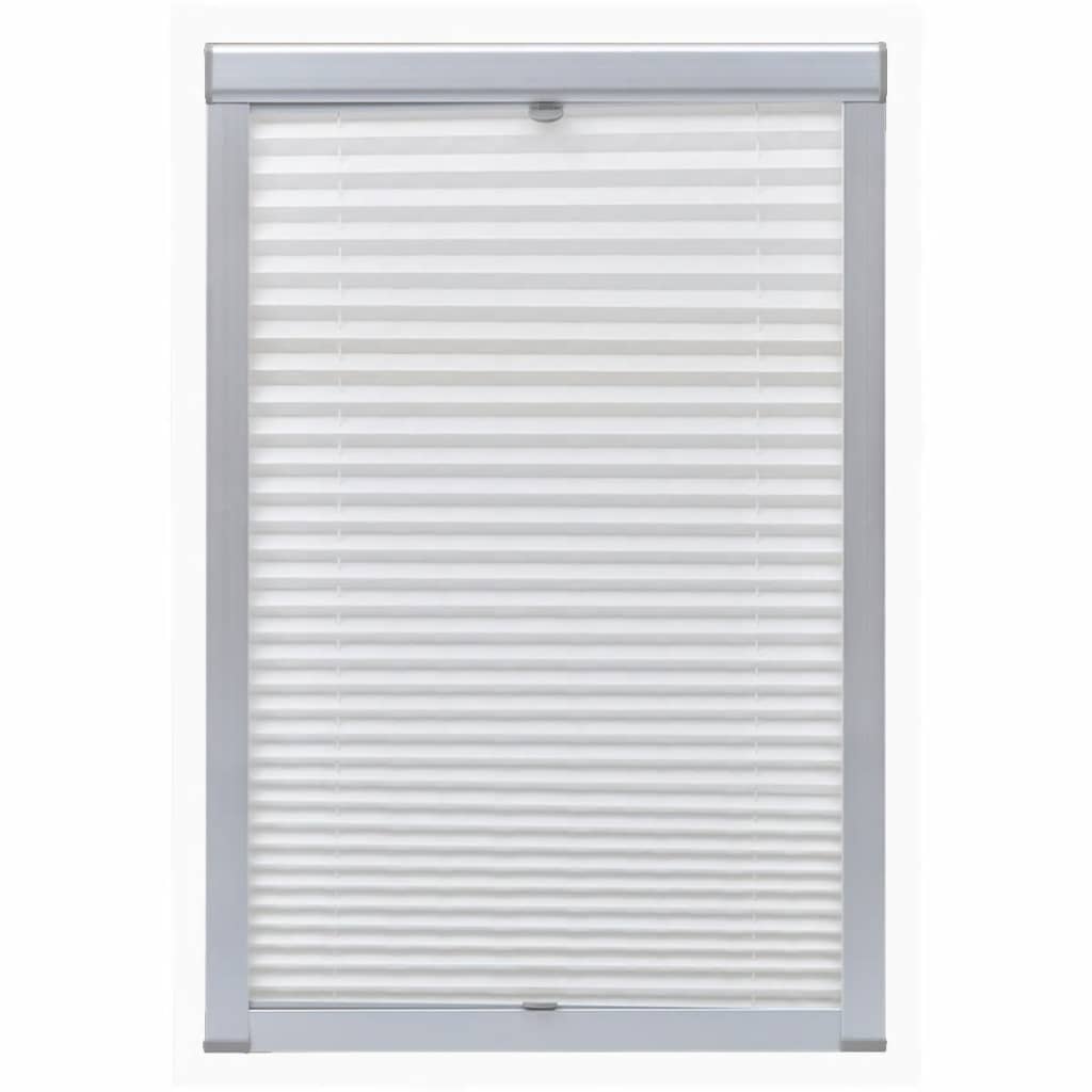 Vidaxl Roller Blind Falten weiße MK06