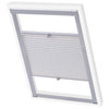 Vidaxl Roller Blind Falten weiße PK06