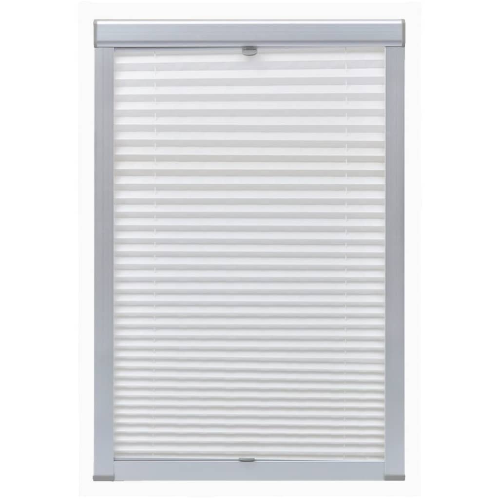 Vidaxl Roller Blind Falten weiß SK08