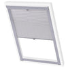 Vidaxl Roller Blind Falten weiß uk08