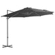 Vidaxl -schwimmendem Parasol mit Stahlpol 300 cm Anthrazit -ausgelöst