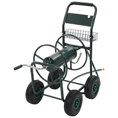 Vidaxl Gartenschlauchwagen mit 1 2 Schlauchkupplung 75 m Stahl