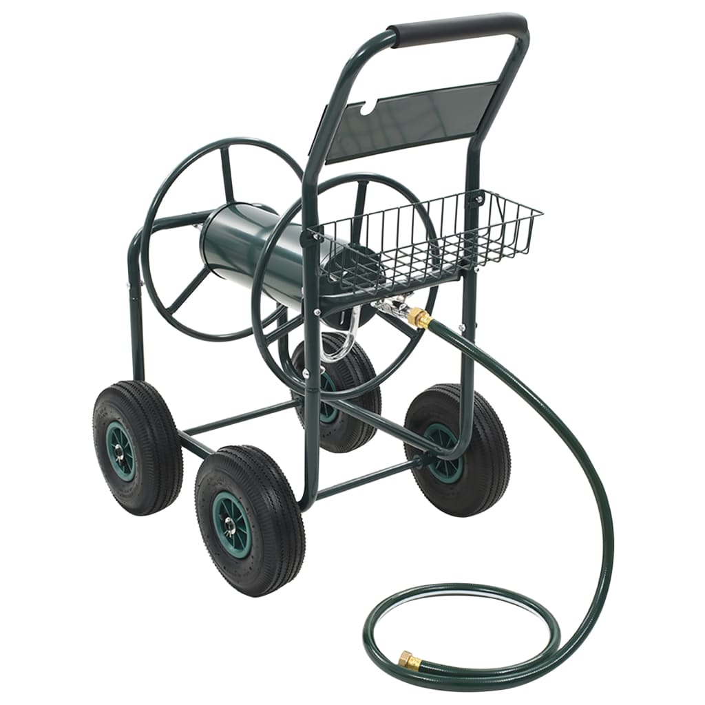 Vidaxl Gartenschlauchwagen mit 1 2 Schlauchkupplung 75 m Stahl