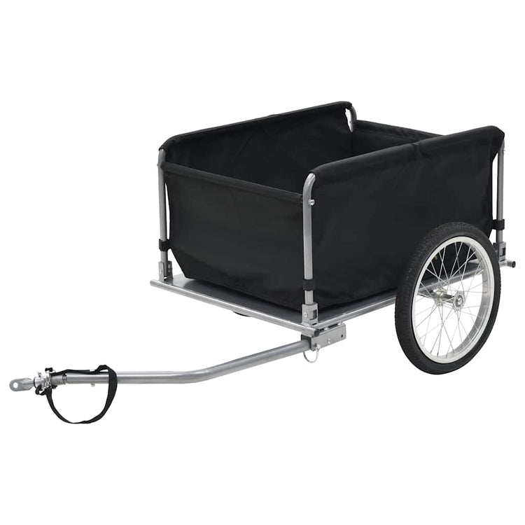 Vidaxl Fahrradanhänger 65 kg schwarz und gelb