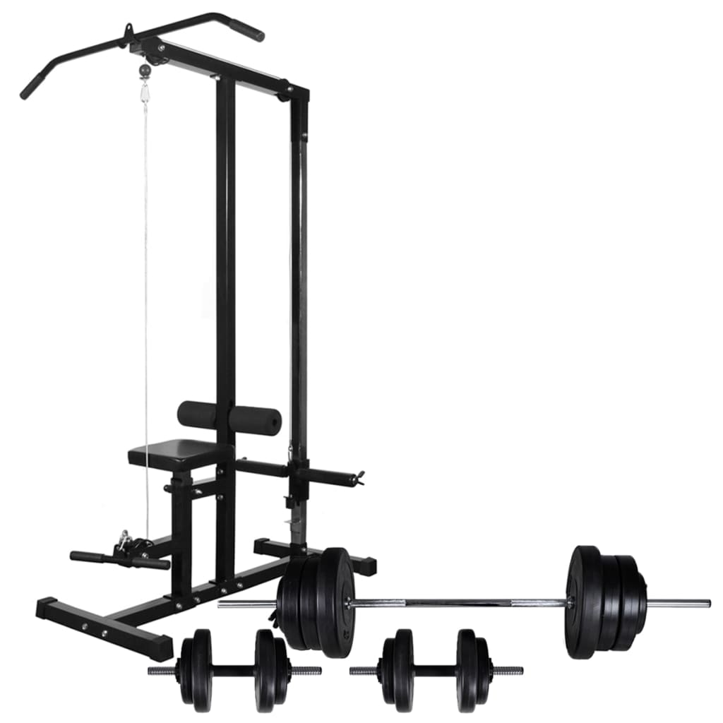 Vidaxl -Power Tower mit Halfter 60,5 kg