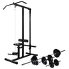 VIDAXL -Power Tower mit Halfter -Set 30,5 kg