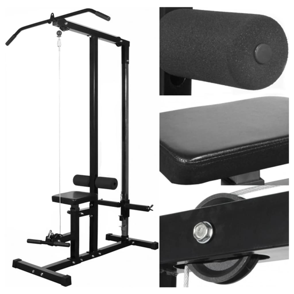 Vidaxl -Kraftturm mit Gewichtsscheiben 40 kg