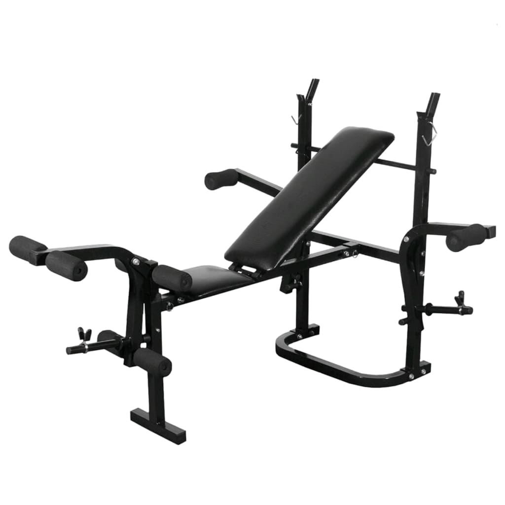 Vidaxl Gewichtsbank mit Gewichtsregal und Hantel 30,5 kg