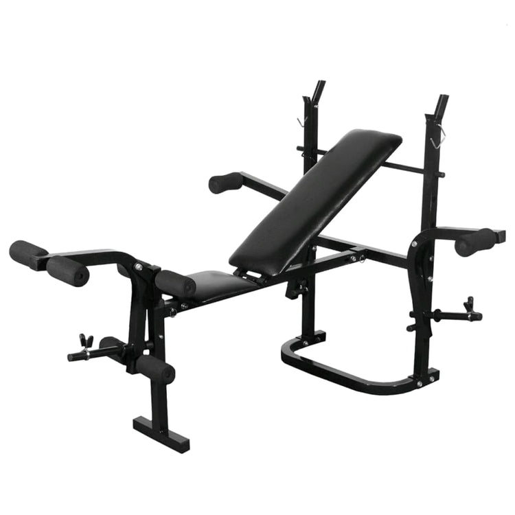 Vidaxl Gewichtsbank mit Gewichtsregal und Hantel 30,5 kg