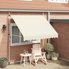 Vidaxl Luifel erstreckt sich manuell 250 cm Creme