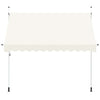 Vidaxl Luifel erstreckt sich manuell 300 cm Creme