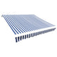 Vidaxl LaFeldoek 350x250 cm Leinwand Blau und Weiß
