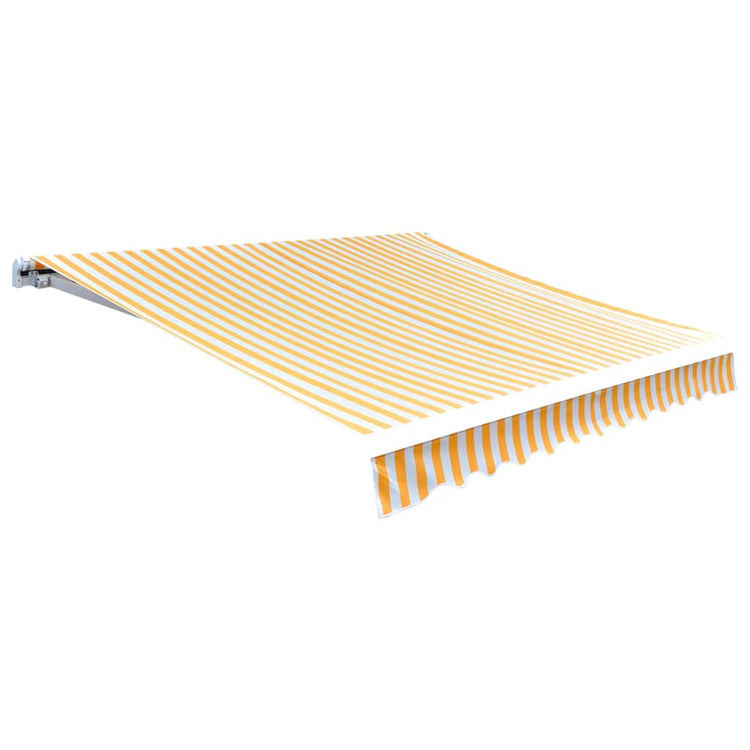 Vidaxl LaFeldoek 350x250 cm Leinwand Orange und Weiß