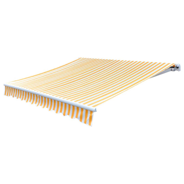 Vidaxl LaFeldoek 350x250 cm Leinwand Orange und Weiß