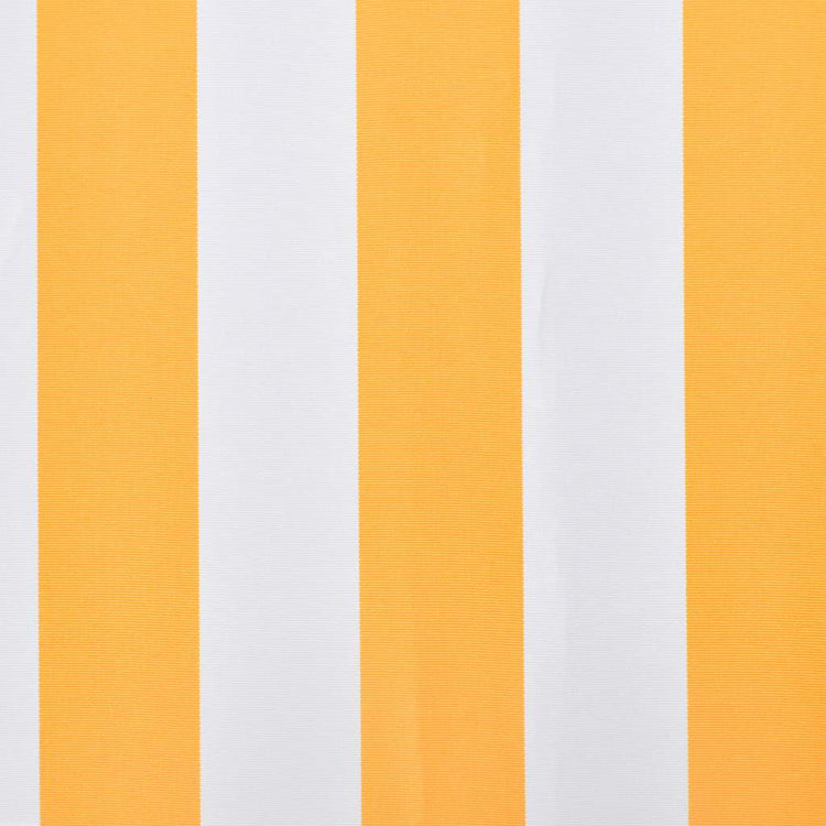 Vidaxl LaFeldoek 500x300 cm Leinwand Orange und Weiß