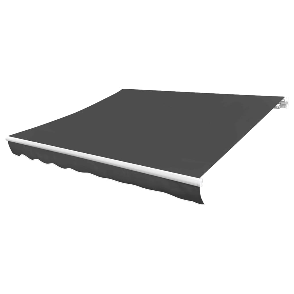 Vidaxl LaFeldoek 350x250 cm Leinwand Anthrazit