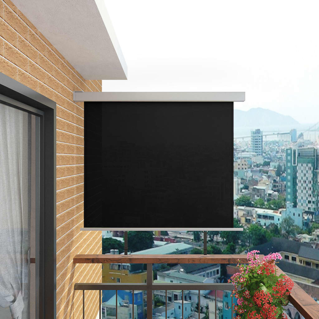 Vidaxl Balkon Bildschirm Multifunktional 150x200 cm Schwarz