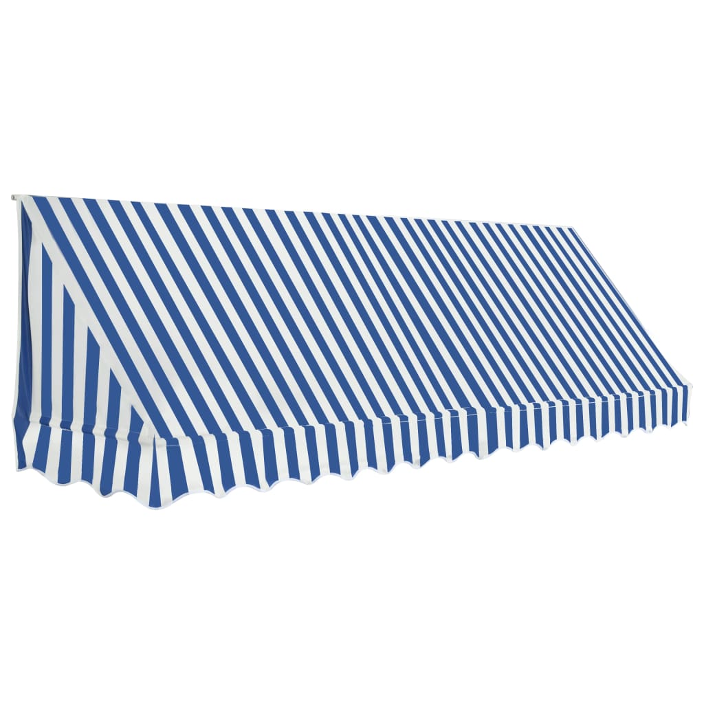 Vidaxl Luifel 350x120 cm blau und weiß