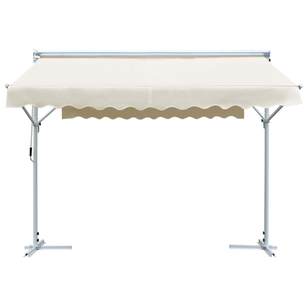 Vidaxl Luifel Abstand 3x3 m Creme