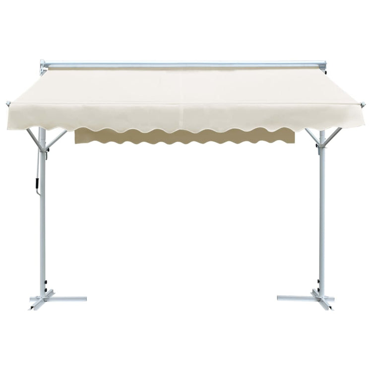 Vidaxl Luifel Abstand 3x3 m Creme