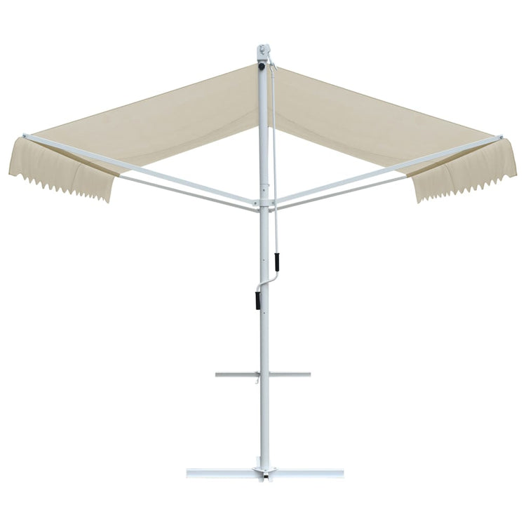 Vidaxl Luifel Abstand 3x3 m Creme