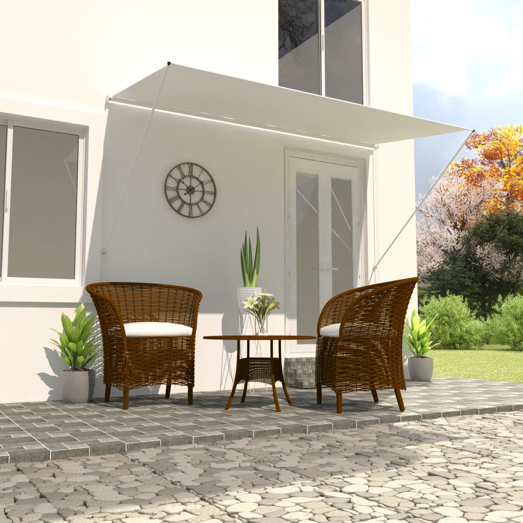 VIDAXL LUIFEL Extenzierbar 350x150 cm Creme