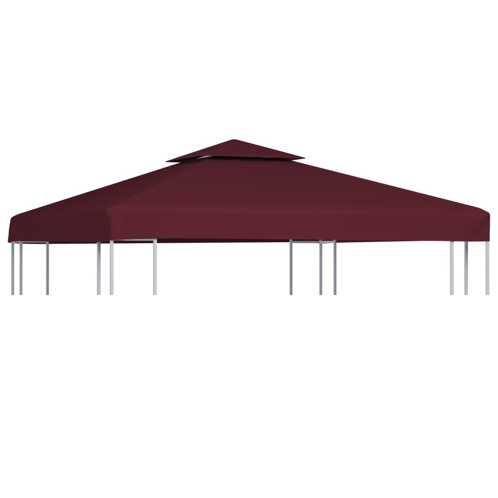 Vidaxl Prieverkak 2-layer 3x3m 310 g m² Bordeaux