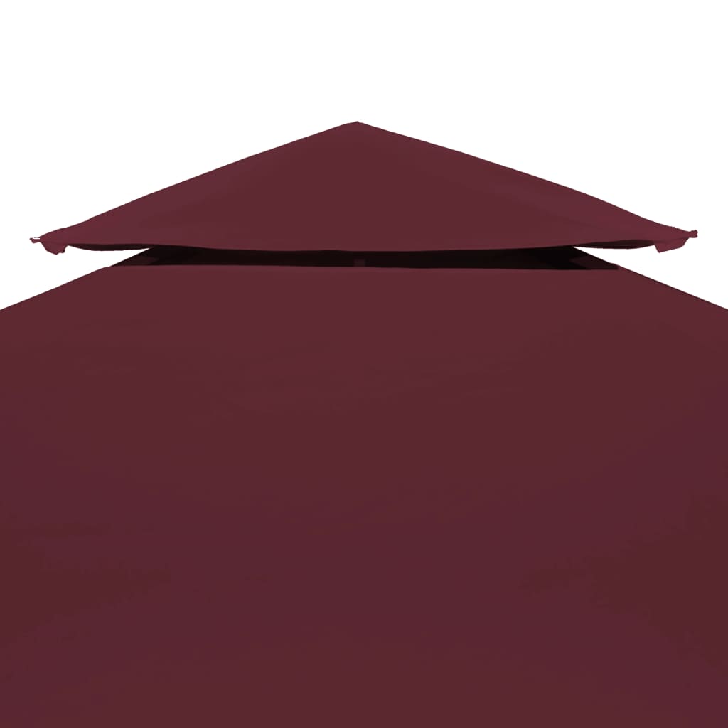 Vidaxl Prieverkak 2-layer 3x3m 310 g m² Bordeaux