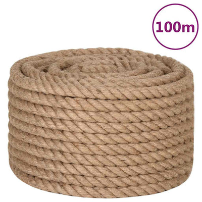Vidaxl -Seil 20 mm 100 m 100% Jute
