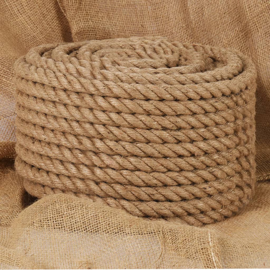 Vidaxl -Seil 20 mm 100 m 100% Jute