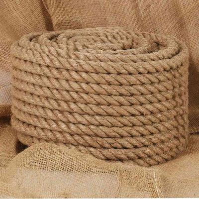 Vidaxl -Seil 20 mm 100 m 100% Jute